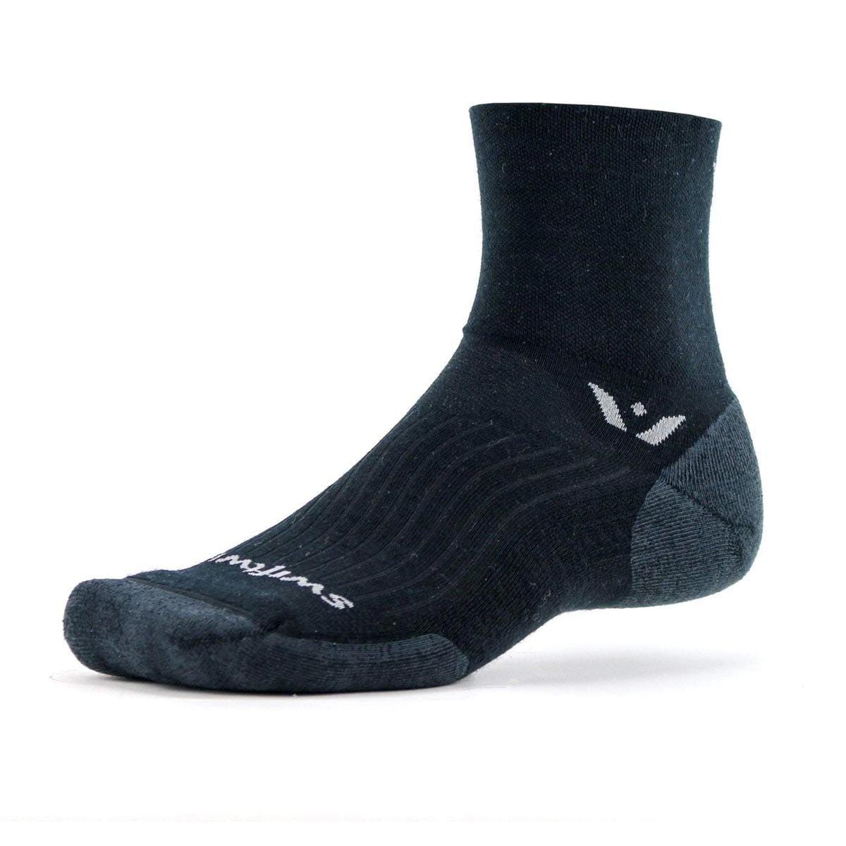 Swiftwick PURSUIT Four Black / Small Apparel - Clothing - Socks