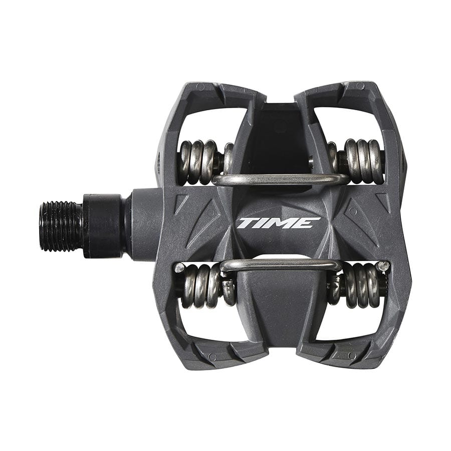 TIME ATAC MX 2 TIME, ATAC MX 2, Pedals, Body: Composite, Spindle: Steel, 9/16'', Grey, Pair Clipless MTB Pedals