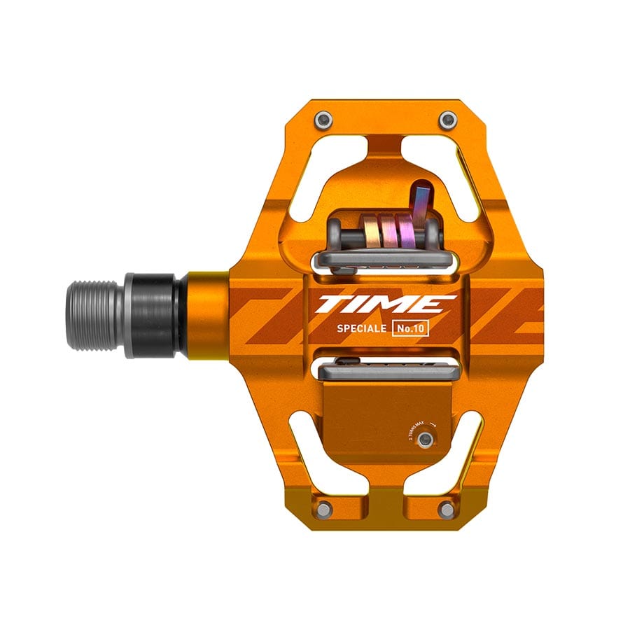 TIME Speciale 10 Small B1 Tangerine, Pair Clipless MTB Pedals