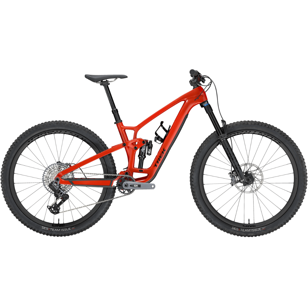 Trek Fuel EX 9.8 GX AXS T-Type Gen 6 Lava / XS (27.5" wheel) Bikes - Mountain