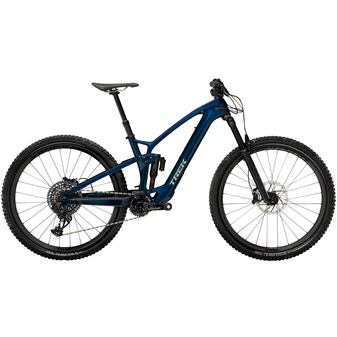 Trek Fuel EXe 9.8 GX AXS Mulsanne Blue / S Bikes - eBikes - Mountain