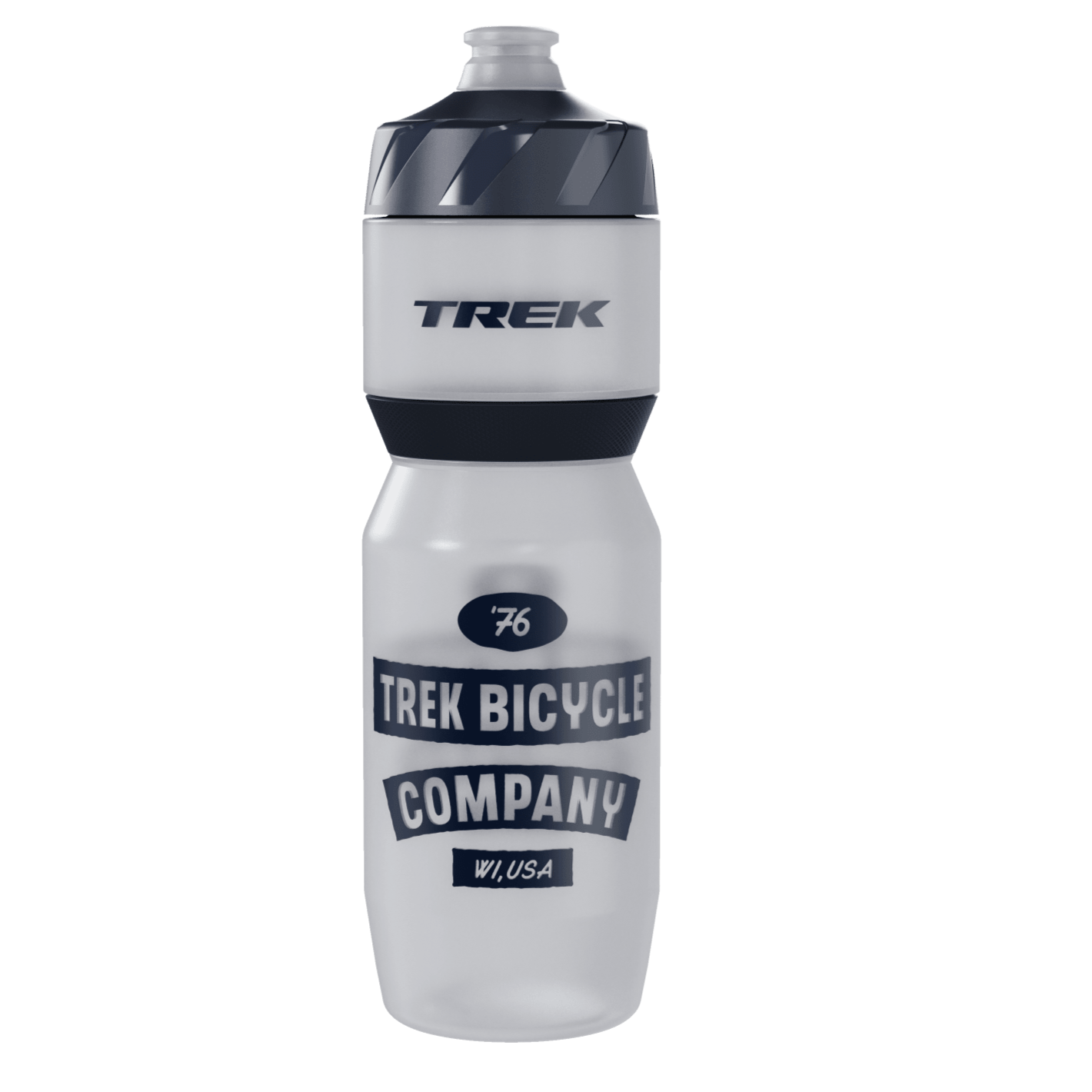 Trek Voda Flow 26oz Water Bottle Nautical Navy/Clear Accessories - Bottles