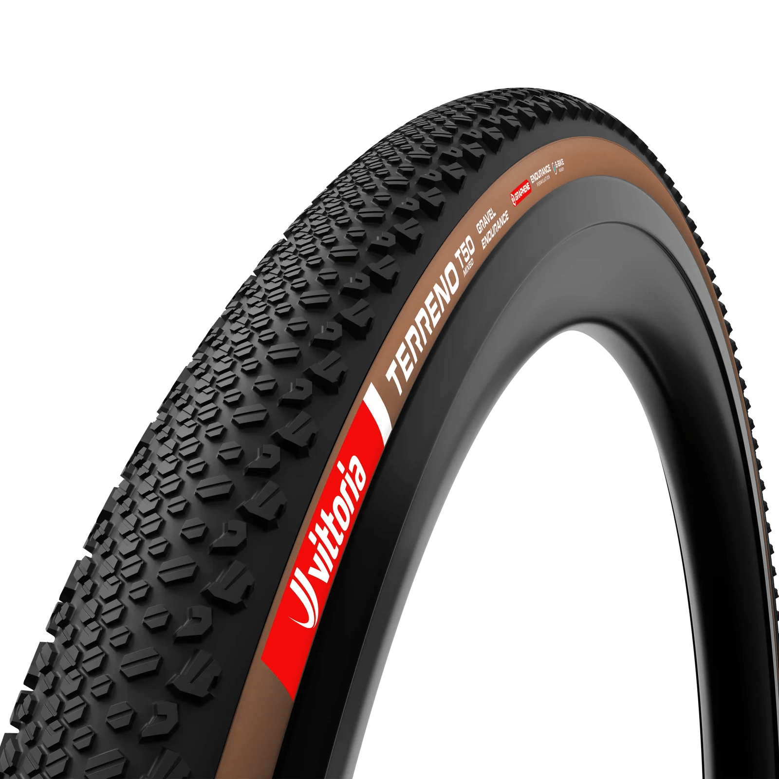 Vittoria Terreno T50 Gravel Endurance Tire Brown / 700c x 40mm Parts - Tires - Gravel