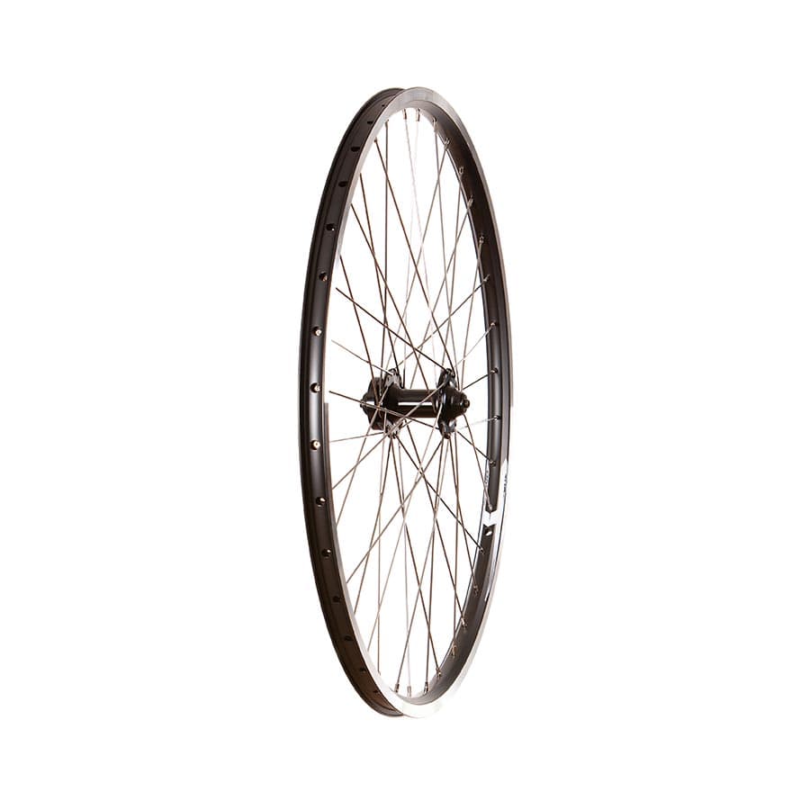 Wheel Shop Double Wall - 27.5" - Evo Tour 19 Black/Stainless DC-20, Wheel, Front, 27.5'' / 584, Holes: 36, QR, 100mm, Rim and Disc IS 6-bolt / 275 Wheels