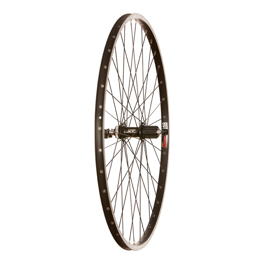 Wheel Shop SUN CR18 / SHIMANO XT M8000 700C Rear, 700C / 622, Holes: 36, QR, 135mm, Rim and Disc CL, Shimano HG / 700 Wheels