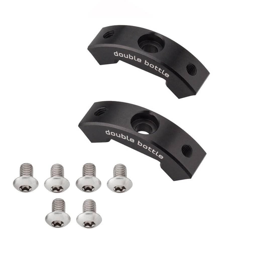 Wolf Tooth Components B-RAD Double Bottle Adapter Black Accessories - Bottle Cages