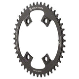 Wolf Tooth Components BCD 110mm Shimano 4 Arms 6, Speed: 9-11, BCD: 110, Bolts: 4, Outer, Aluminum, Black Chainrings