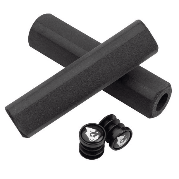 Wolf Tooth Components Fat Paw Cam Grips Black Parts - Handlebar Grips