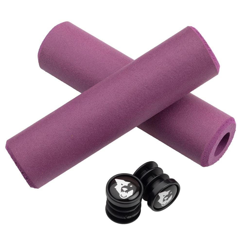 Wolf Tooth Components Fat Paw Grips Purple Parts - Handlebar Grips