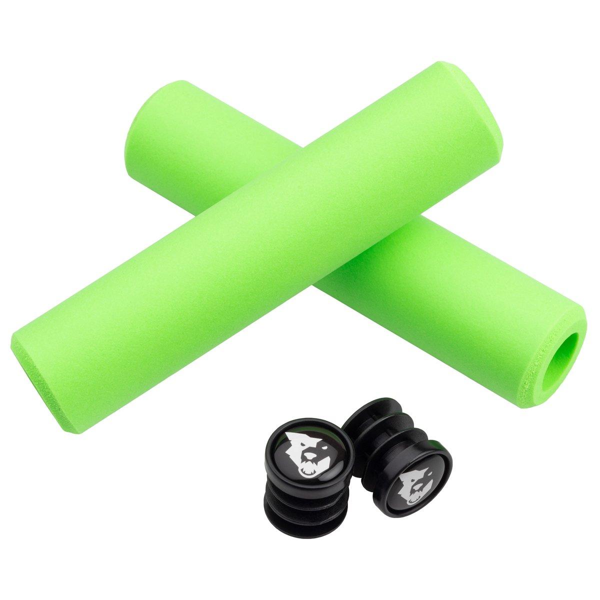 Wolf Tooth Components Karv Grips Green Parts - Handlebar Grips