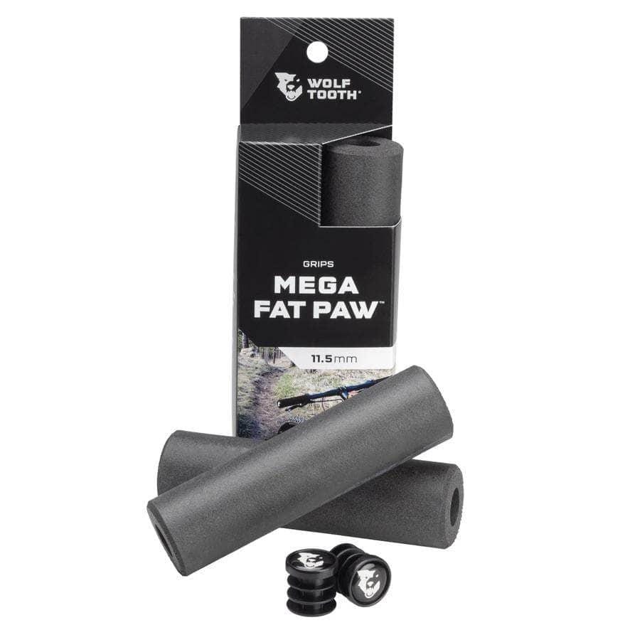 Wolf Tooth Components Mega Fat Paw Grips Black Parts - Handlebar Grips