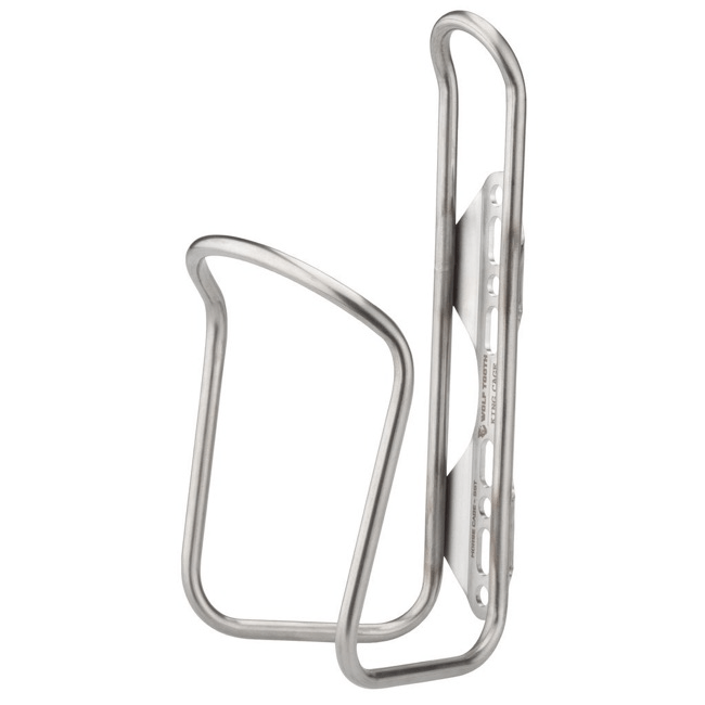 Wolf Tooth Components Morse Bottle Cage - Stainless Steel, Silver Accessories - Bottle Cages