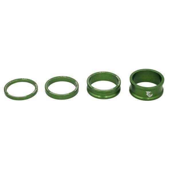 Wolf Tooth Components Precision 5mm Headset Spacer Green Parts - Headsets