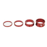 Wolf Tooth Components Precision Headset Spacer Kit 3, 5, 10, 15mm Red Parts - Headsets