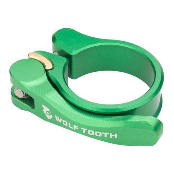 Wolf Tooth Components Quick Release Seatpost Clamp Green / 29.8mm Parts - Seatposts - Clamps