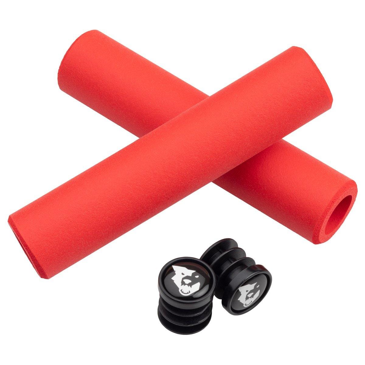 Wolf Tooth Components Razer Grips Red Parts - Handlebar Grips