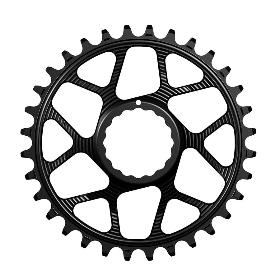 Works Components RF Cinch Direct Mount 2, Speed: 11/12, BCD: Direct Mount Cinch, Front, 7075-T6 Aluminum, Black Chainrings