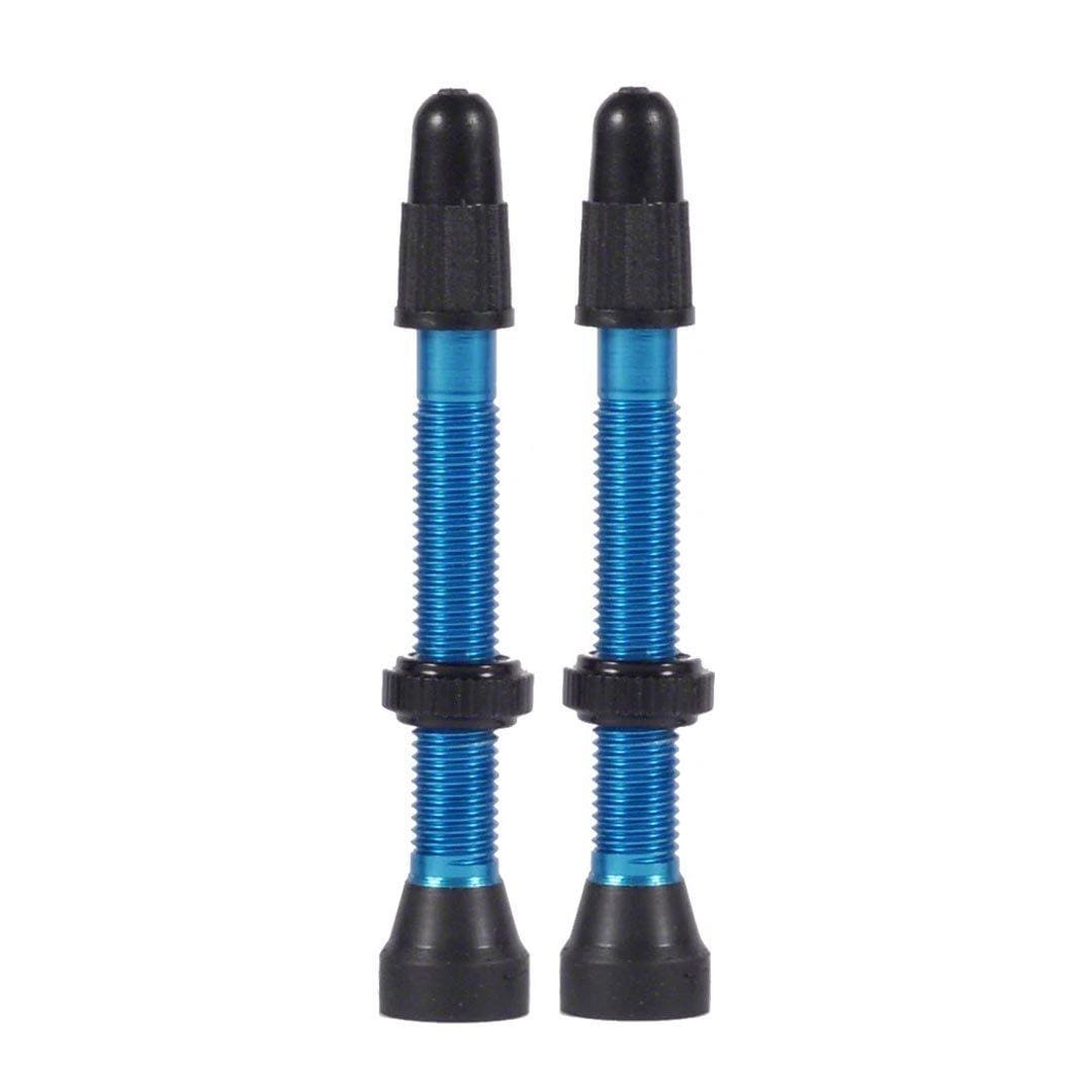 WTB Aluminum TCS Tubeless Valves Pair Blue / 34mm Parts - Valves