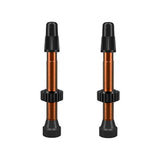 WTB Aluminum TCS Tubeless Valves Pair Orange / 34mm Parts - Valves