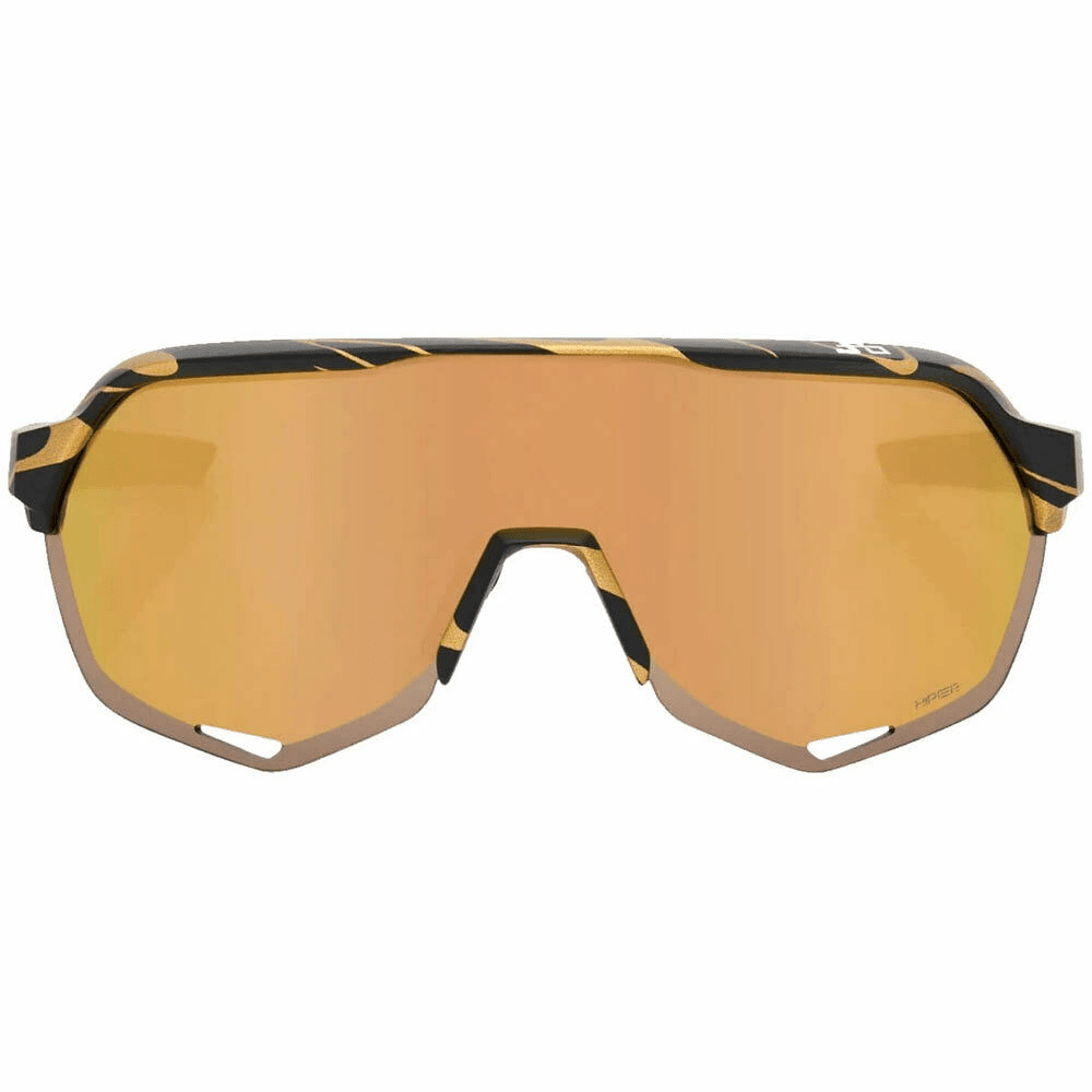100% 100% S2 Peter Sagan Limited Edition Metallic Gold Flake/HiPER Gold Mirror Lens