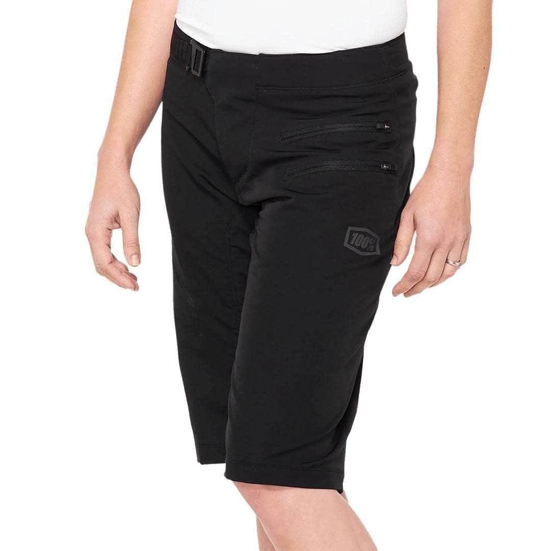 100% 100% Women's Airmatic Shorts Black / S