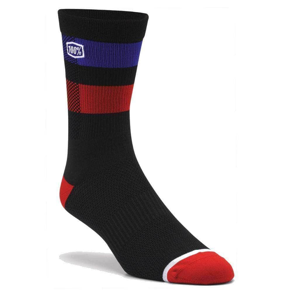 100% 100% Flow Performance Socks Black / S/M