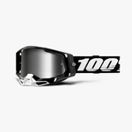 100% 100% Racecraft 2 Black, Silver Mirror Lens