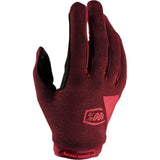 100% 100% Women's Ridecamp Gloves Brick / S