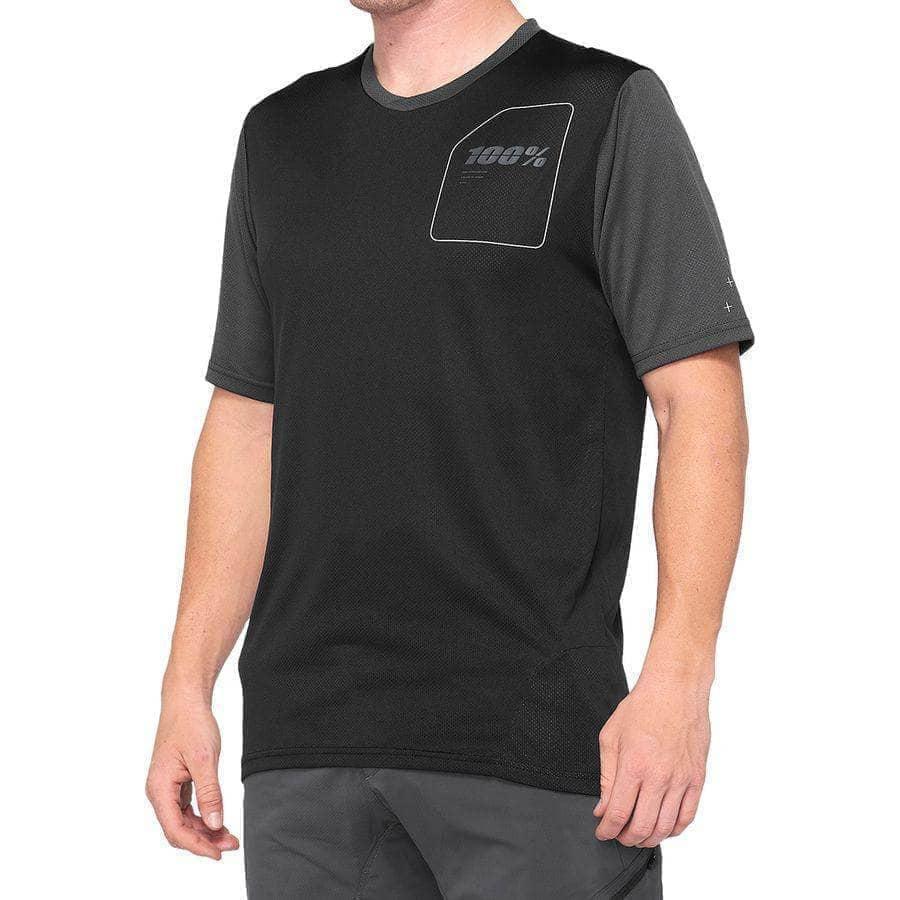100% 100% Ridecamp Jersey Charcoal/Black / S