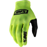 100% 100% Celium Glove Fluo Yellow/Black / XL