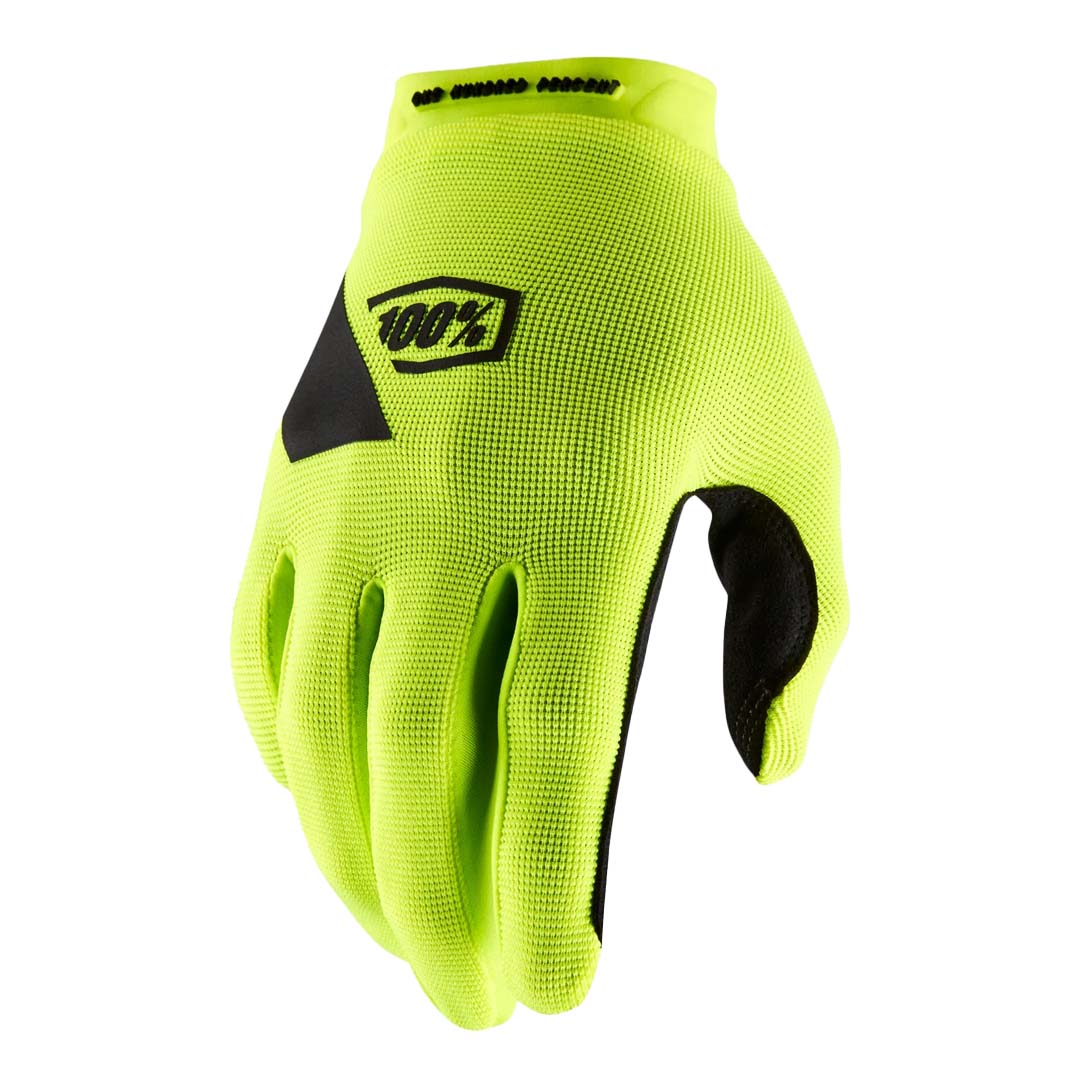 100% 100% Ridecamp Gloves Fluo Yellow / M