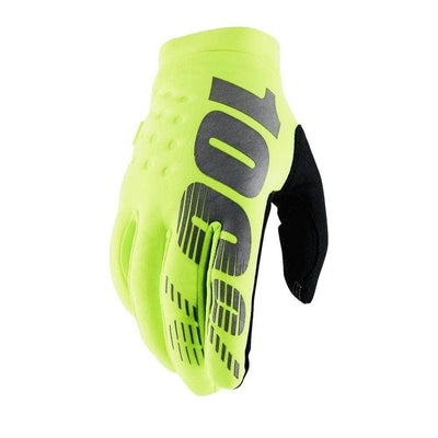 100% 100% Brisker Gloves Fluo Yellow / XL