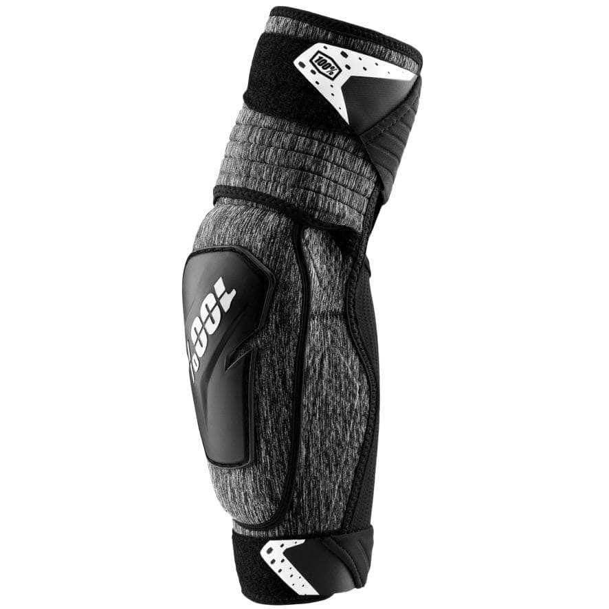 100% 100% FORTIS Elbow Guard Grey Heather/Black / S/M