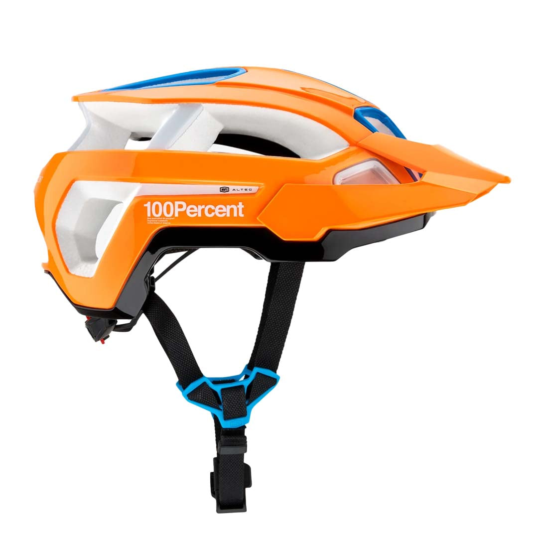 100% 100% Altec Helmet w/ Fidlock Neon Orange / XS/S