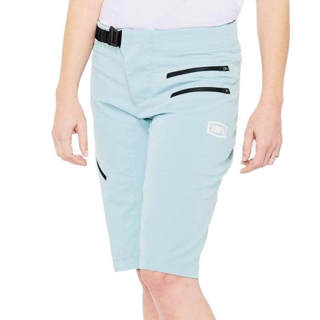 100% 100% Women's Airmatic Shorts Seafoam / XL