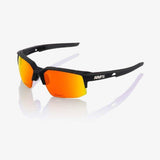 100% 100% Speedcoupe Soft Tact Black frame - HiPER Red Multilayer Mirror Lens