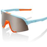 100% 100% S3 Soft Tact Two Tone/HiPER Silver Mirror Lens