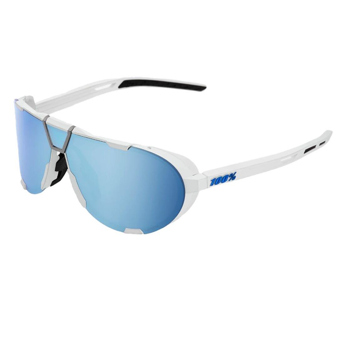 100% 100% Westcraft Soft Tact White/HiPER Blue Multilayer Mirror Lens