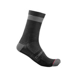 Castelli Castelli Alpha 18 Sock Black/Dark Gray / S/M