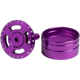 Deity Deity Crosshair Topcap and headset spacers 1-1/8'' Purple