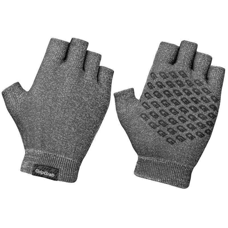 GripGrab GripGrab Freedom Knitted Short Finger Cycling Gloves Anthracite / XS-S