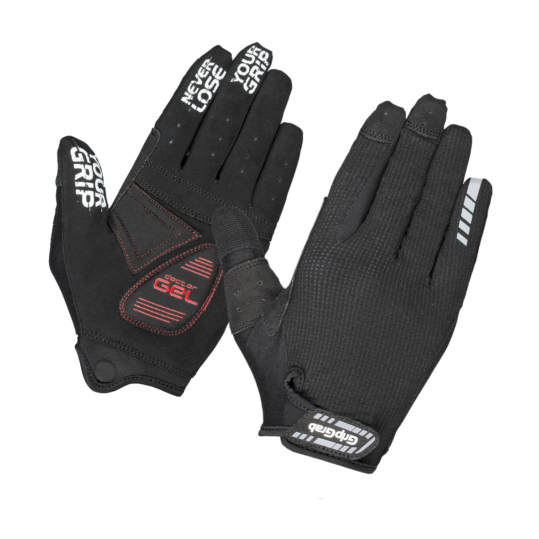 GripGrab GripGrab SuperGel XC Touchscreen Full Finger Gloves Black / S