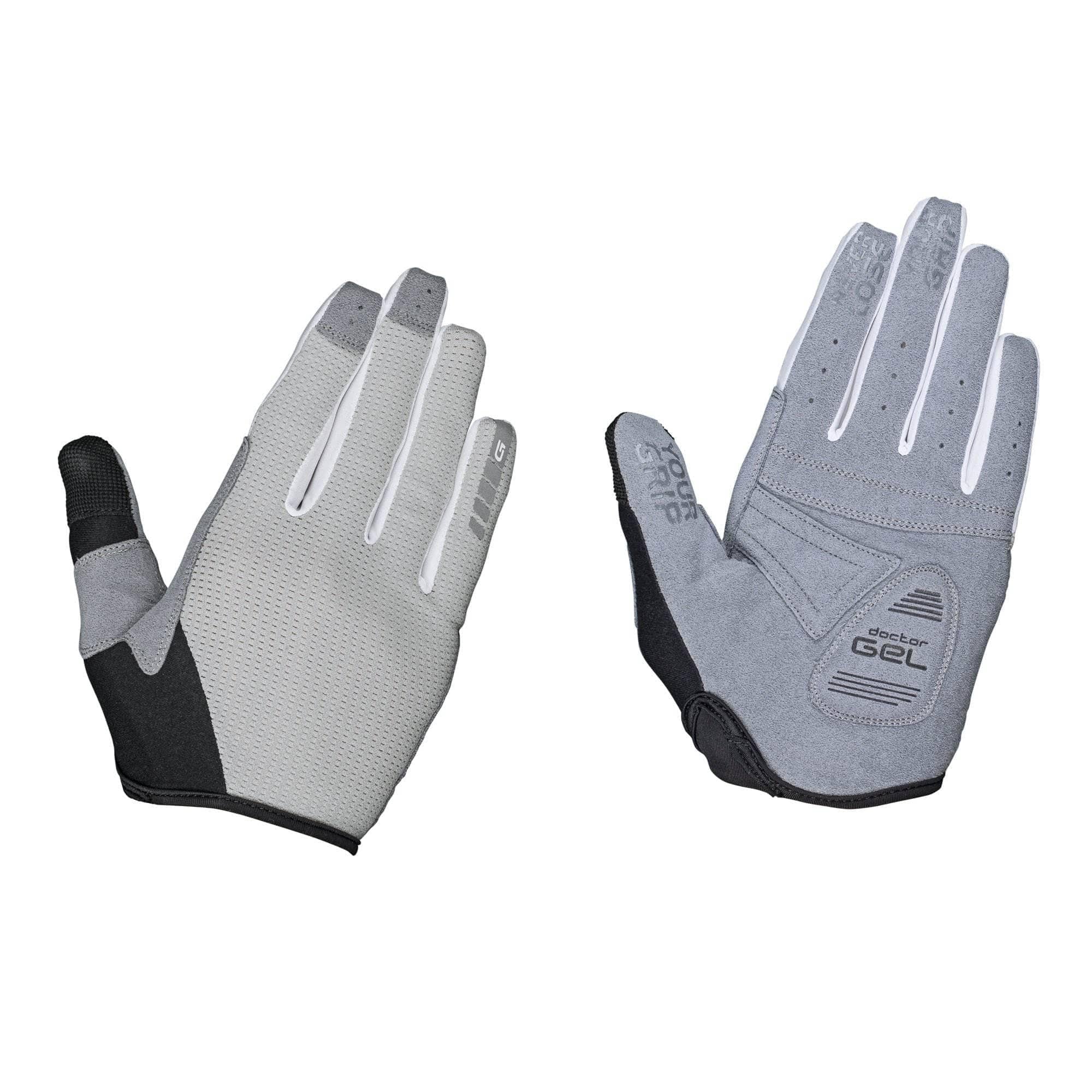 GripGrab GripGrab Women's Shark Padded Full Finger Gloves Grey / XS