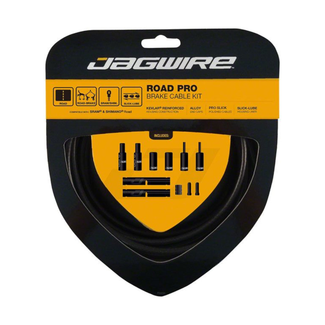 Jagwire Jagwire Road Pro Complete brake cable & housing kit SRAM/Shimano Stealth Black (Matte)