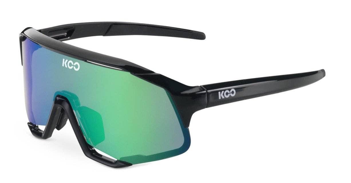 KOO KOO Demos Glasses Black Green/Green Mirror