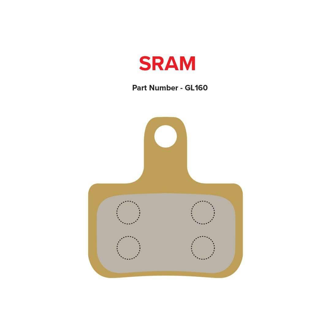 MTX Braking MTX Braking 160 Brake Pads - SRAM AXS/Force/Level/Red Gold Label HD