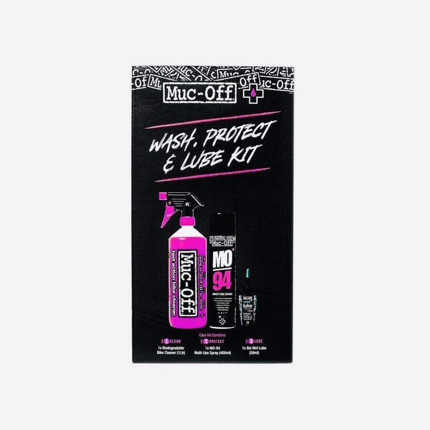 Muc-Off Wash Protect and Lube Maintenance Kit - Wet Lube - Bicicletta