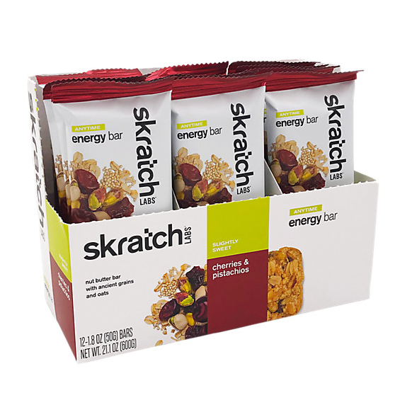Skratch Labs Skratch Labs Anytime Energy Bar Box of 12 Cherries & Pistachios