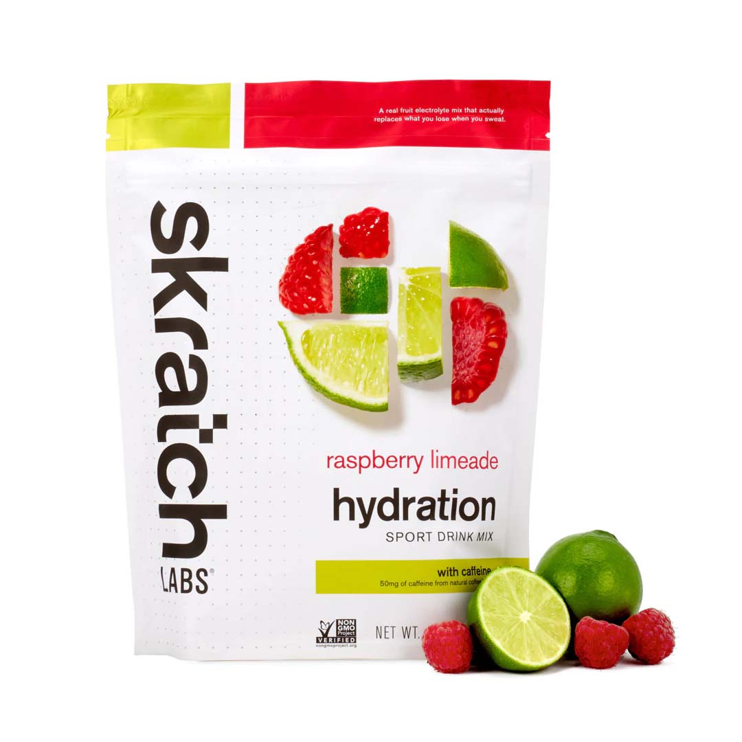 Skratch Labs Skratch Labs Sport Hydration Drink Mix Raspberry Limeade w/ Caffeine / 440g