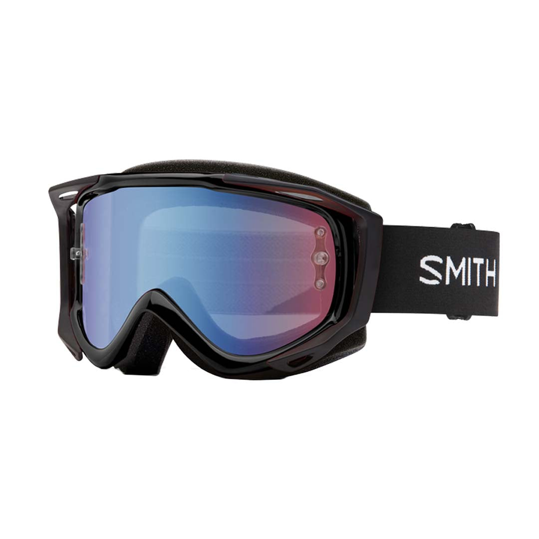 Smith Smith Fuel V.2 Black/Blue Sensor Mirror